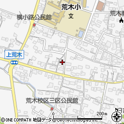 福岡県久留米市荒木町荒木1682-11周辺の地図