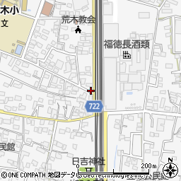 福岡県久留米市荒木町荒木1436周辺の地図