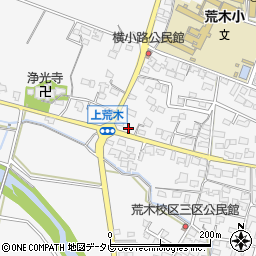 福岡県久留米市荒木町荒木1649-15周辺の地図