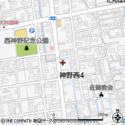 九州木材工業佐賀支社周辺の地図