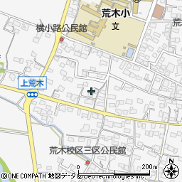 福岡県久留米市荒木町荒木1673-2周辺の地図