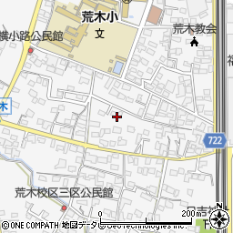 福岡県久留米市荒木町荒木1550周辺の地図