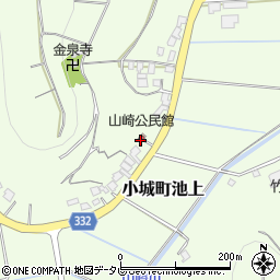 山崎公民館周辺の地図