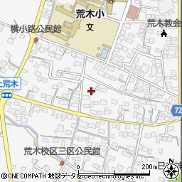 福岡県久留米市荒木町荒木1551周辺の地図