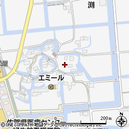 佐賀県佐賀市兵庫町渕842-5周辺の地図