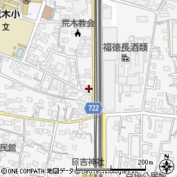 福岡県久留米市荒木町荒木1527周辺の地図