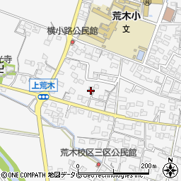 福岡県久留米市荒木町荒木1645周辺の地図