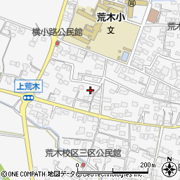 福岡県久留米市荒木町荒木1676周辺の地図