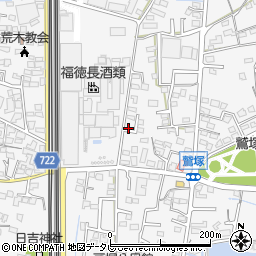 福岡県久留米市荒木町荒木1265-3周辺の地図