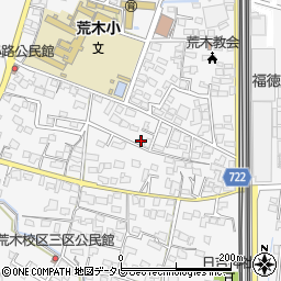 福岡県久留米市荒木町荒木1547-5周辺の地図