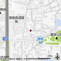 福岡県久留米市荒木町荒木1257-13周辺の地図