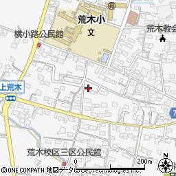 福岡県久留米市荒木町荒木1552周辺の地図