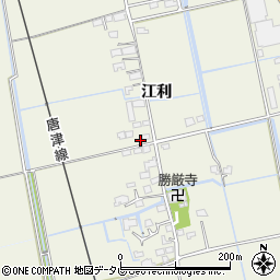 佐賀県小城市江利783周辺の地図