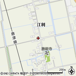 佐賀県小城市江利817周辺の地図