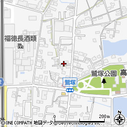福岡県久留米市荒木町荒木1257-42周辺の地図