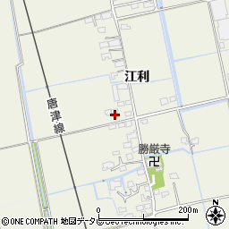 佐賀県小城市江利785周辺の地図