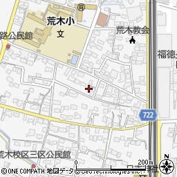 福岡県久留米市荒木町荒木1547周辺の地図