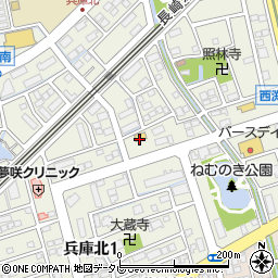 セブンイレブン佐賀兵庫北店周辺の地図