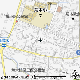 福岡県久留米市荒木町荒木1552-4周辺の地図