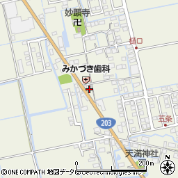佐賀県小城市樋口960周辺の地図