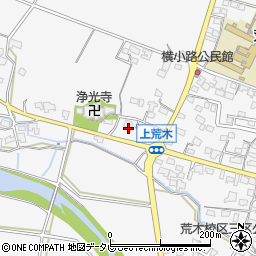 福岡県久留米市荒木町荒木1654周辺の地図