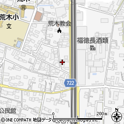 福岡県久留米市荒木町荒木1528周辺の地図