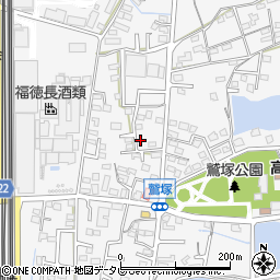 福岡県久留米市荒木町荒木1258-27周辺の地図