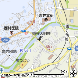 樋口公民館周辺の地図