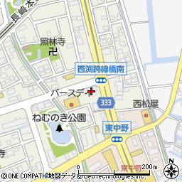 佐賀オートガラス東店周辺の地図