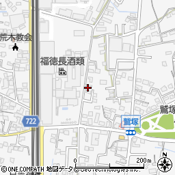 福岡県久留米市荒木町荒木1265-6周辺の地図