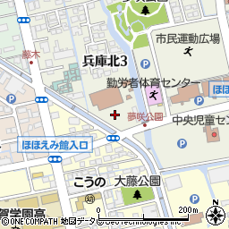 佐賀広域消防局佐賀消防署周辺の地図