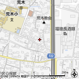 福岡県久留米市荒木町荒木1516周辺の地図