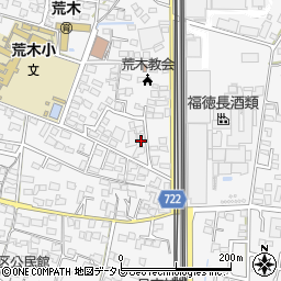 福岡県久留米市荒木町荒木1523周辺の地図