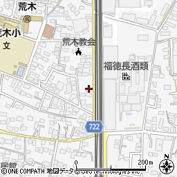 福岡県久留米市荒木町荒木1525周辺の地図