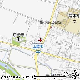 福岡県久留米市荒木町荒木1651周辺の地図