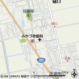 佐賀県小城市樋口1122周辺の地図