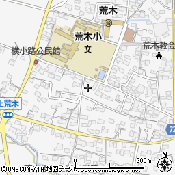 福岡県久留米市荒木町荒木1553-9周辺の地図