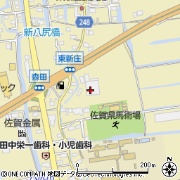 西松浦通運株式会社　佐賀営業所周辺の地図