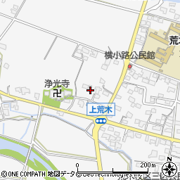 福岡県久留米市荒木町荒木1653-1周辺の地図