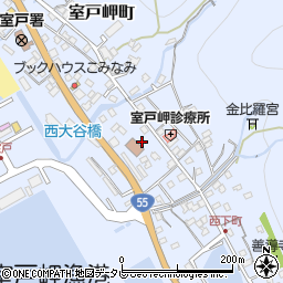 高知県室戸市室戸岬町周辺の地図