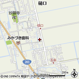 佐賀県小城市樋口1136周辺の地図