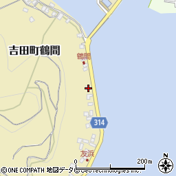 愛媛県宇和島市吉田町鶴間234周辺の地図