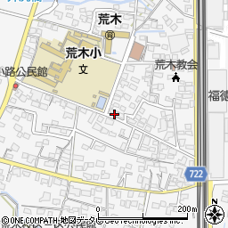 福岡県久留米市荒木町荒木1546周辺の地図