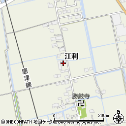 佐賀県小城市江利802周辺の地図