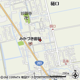 佐賀県小城市樋口1127周辺の地図