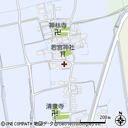佐賀県小城市牛津町乙柳201周辺の地図