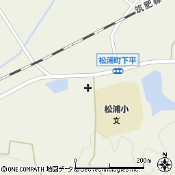佐賀県伊万里市松浦町桃川下平周辺の地図