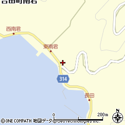 愛媛県宇和島市吉田町南君966周辺の地図