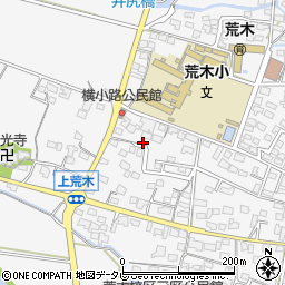 福岡県久留米市荒木町荒木1637周辺の地図