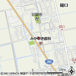 佐賀県小城市樋口965周辺の地図